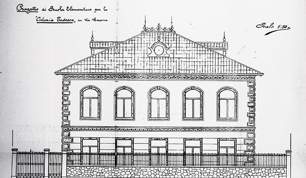 1909: Inaugurazione dell'edificio scolastico