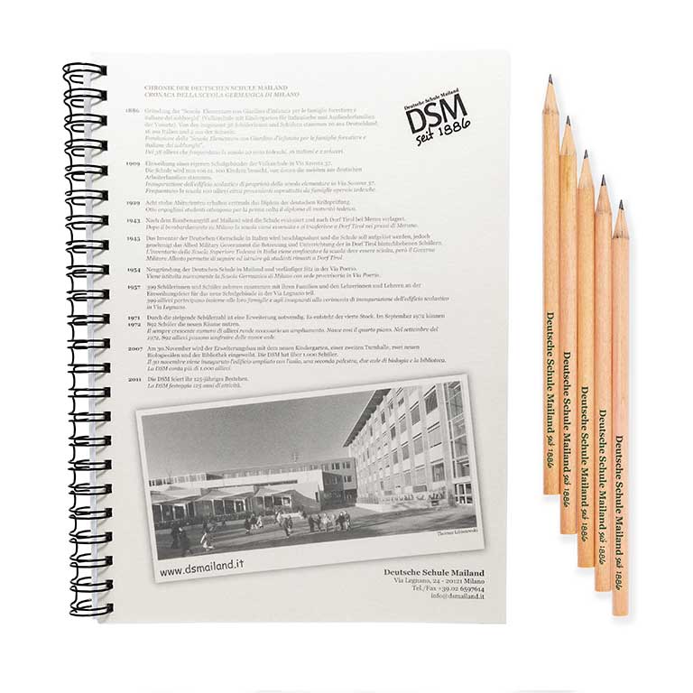 Quaderno e matite DSM