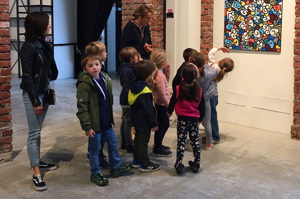Il Kindergarten visita la mostra alla Casa degli Artisti 