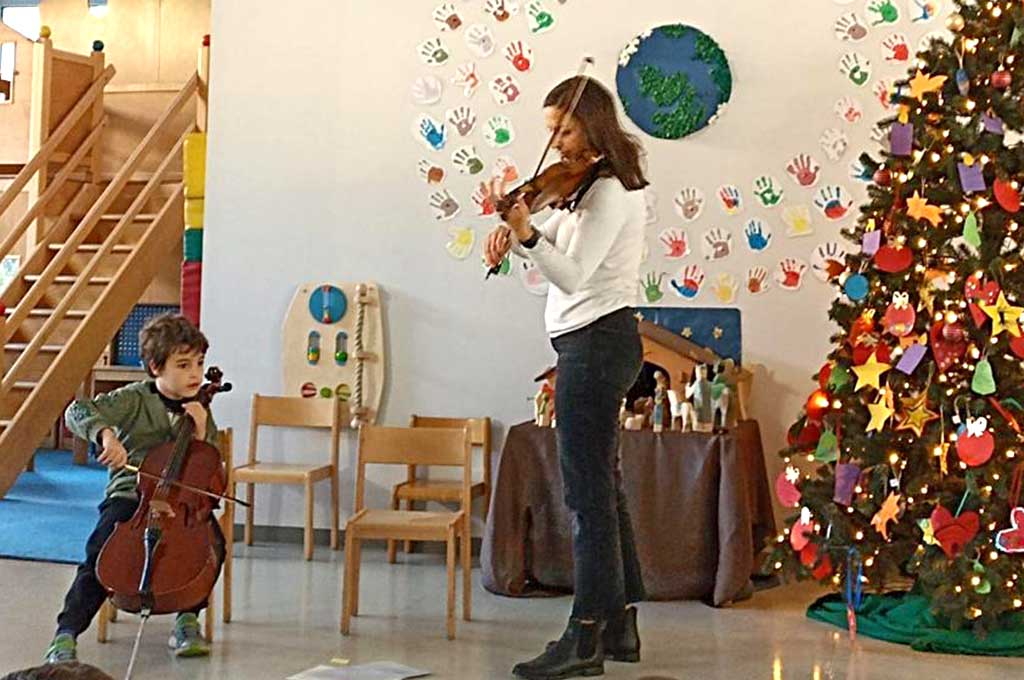 Concerto di Natale con strumenti ad arco