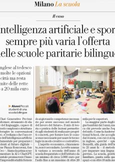 La Repubblica AI e Sport sempre più varia l'offerta delle scuole multilingue