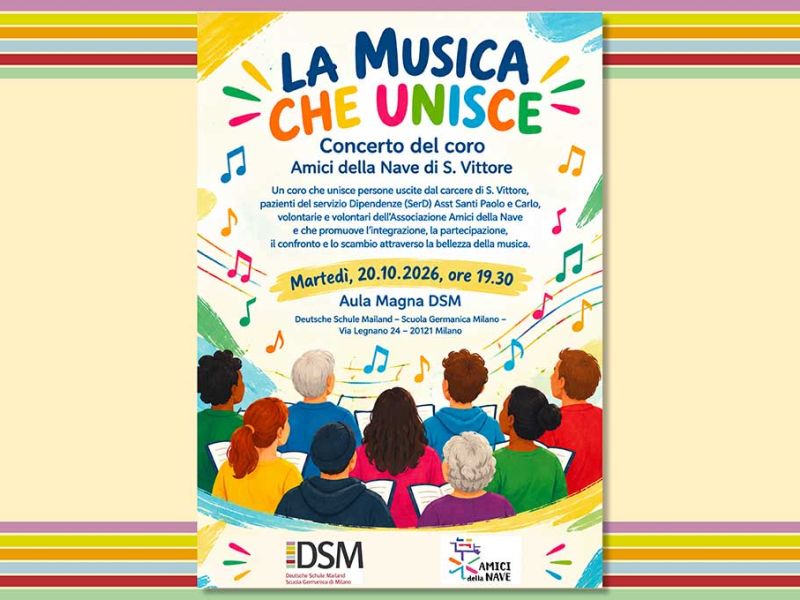 Invito al concerto del coro degli Amici della Nave